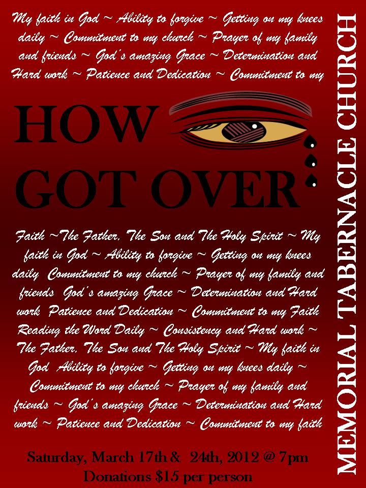 How I Got Over Flyer